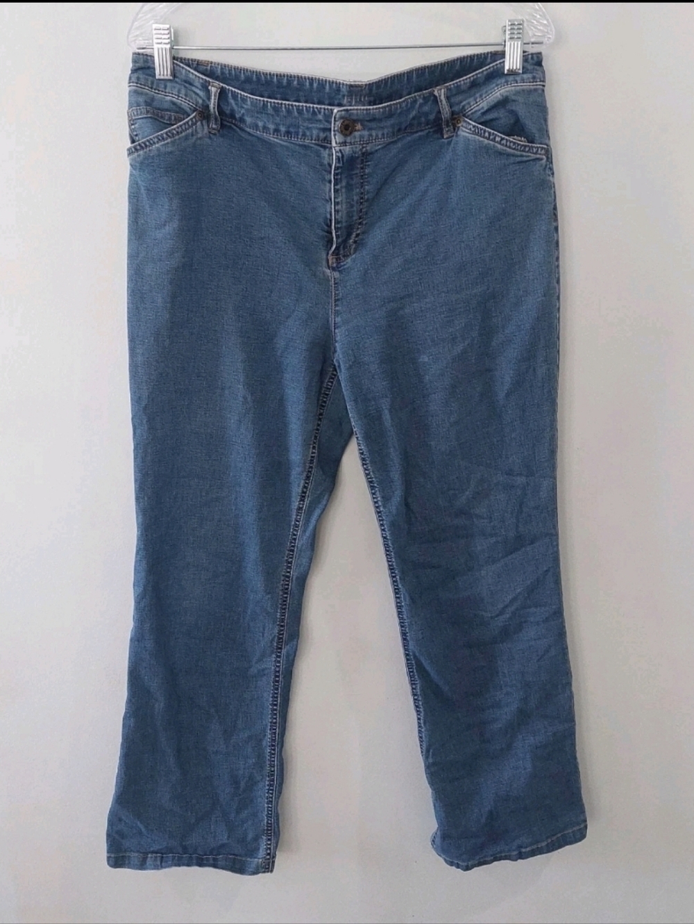 J. Jill Tried & True Boot Cut Jeans Size 14 Stretch Medium Wash